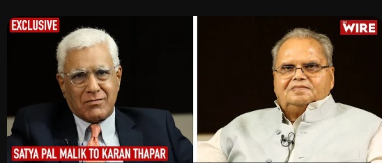 Satya Pal Malik’s Interview with Karan Thapar: an Analysis